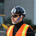 W-036 High density ABS Shell Safety Helmet Work Helmet  Black